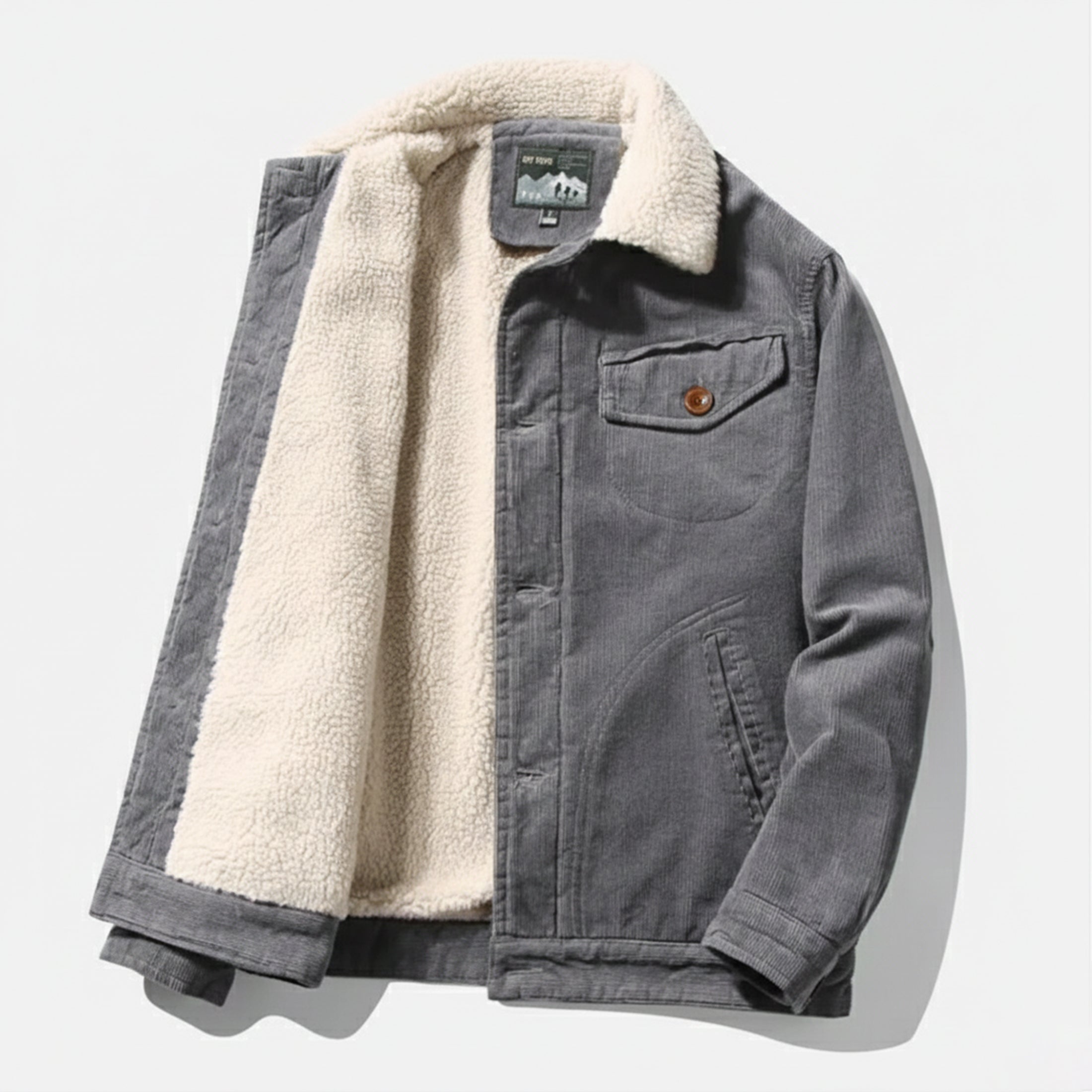Dorvelli | Men’s Casual Warm Jacket – Corduroy Fit