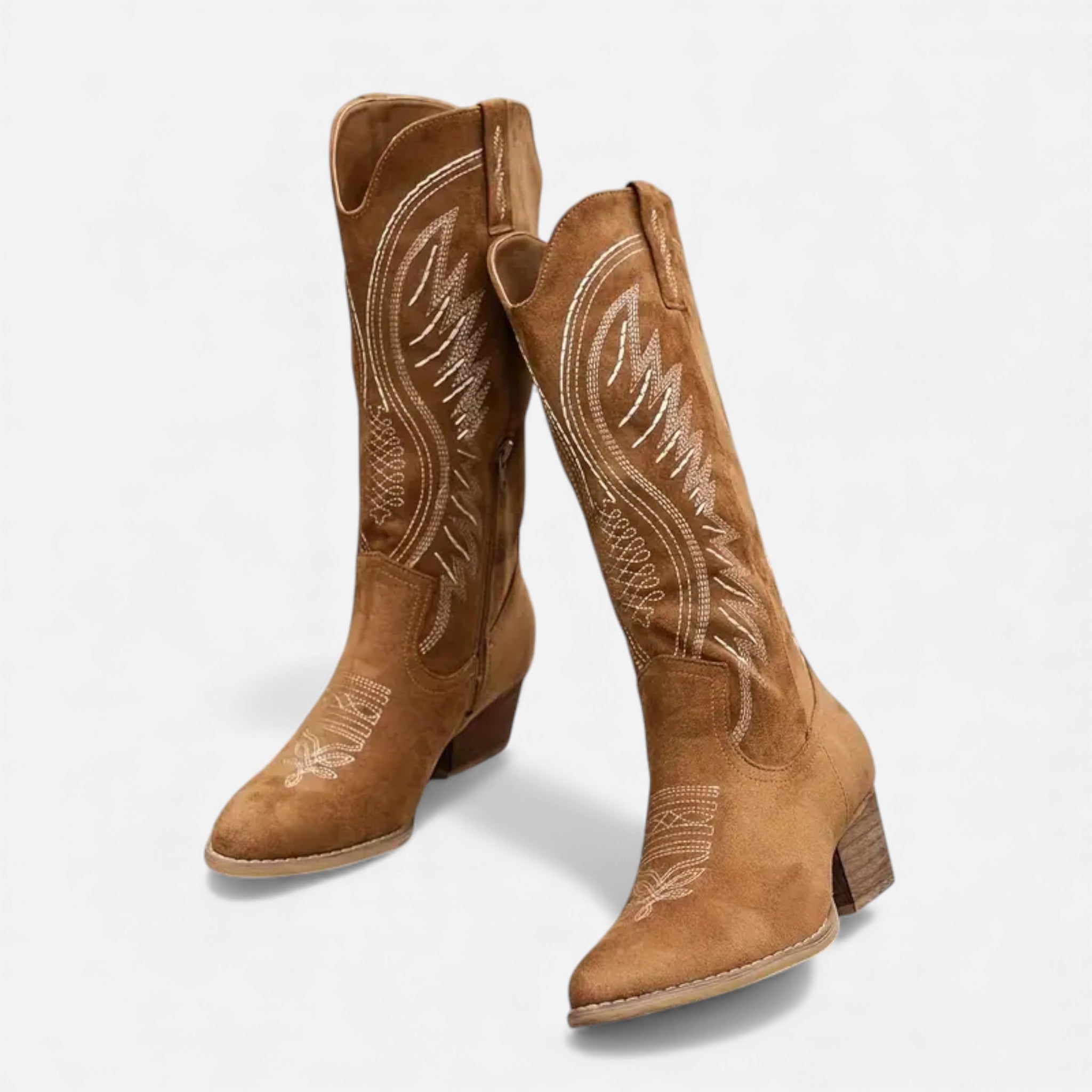 Dorvelli | Women’s Embroidered Cowboy Boots – Western Chic Elegance