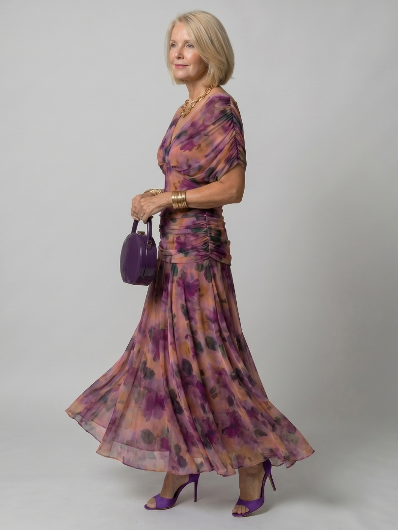 Dorvelli | Women's Midi Dress – Off Shoulder Flow