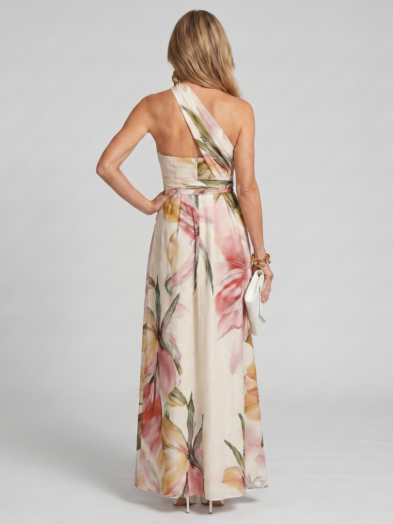 Dorvelli | Women's Maxi Dress – Soft Halter Flowing