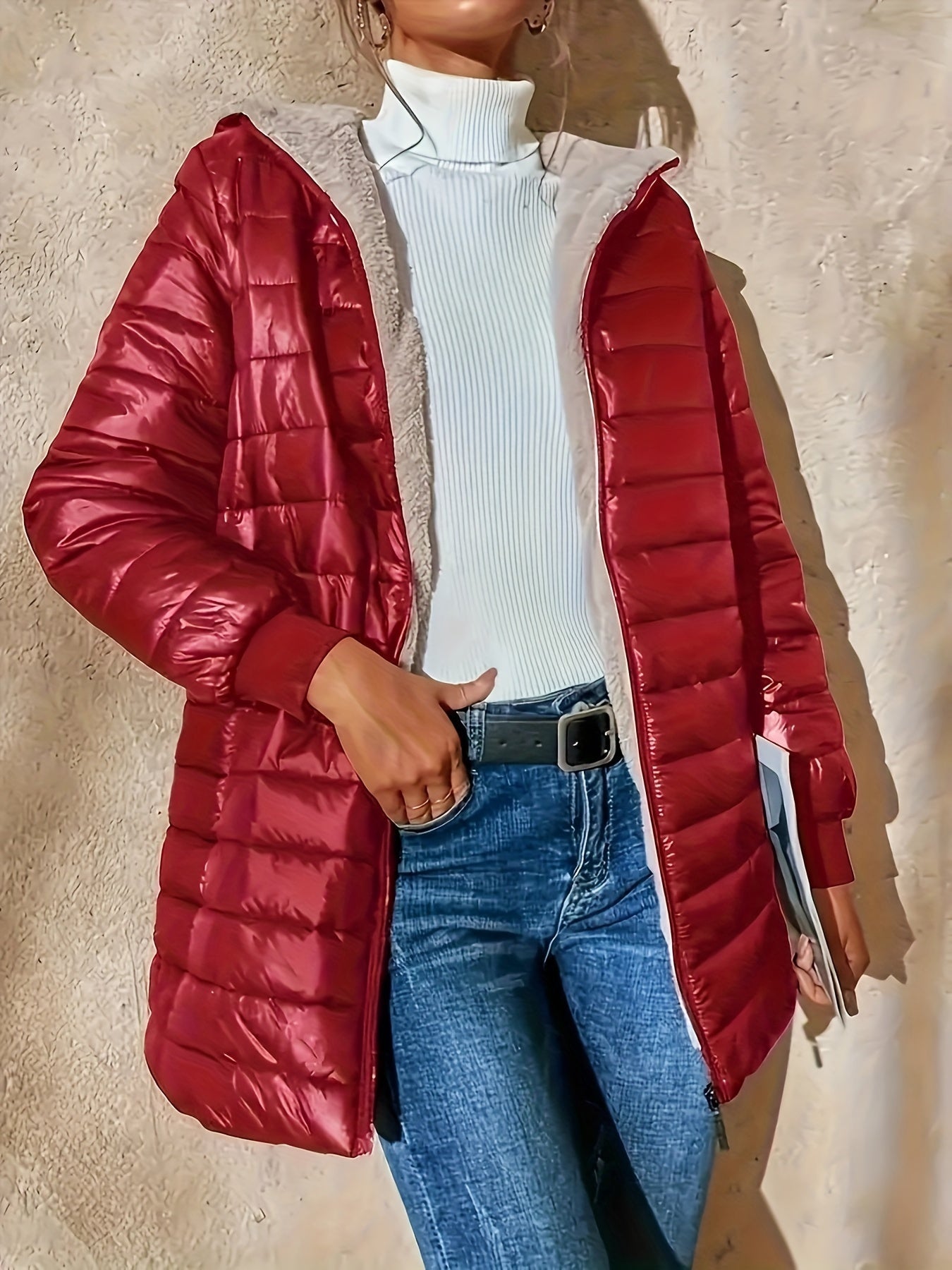 Women's Longline Puffer Coat