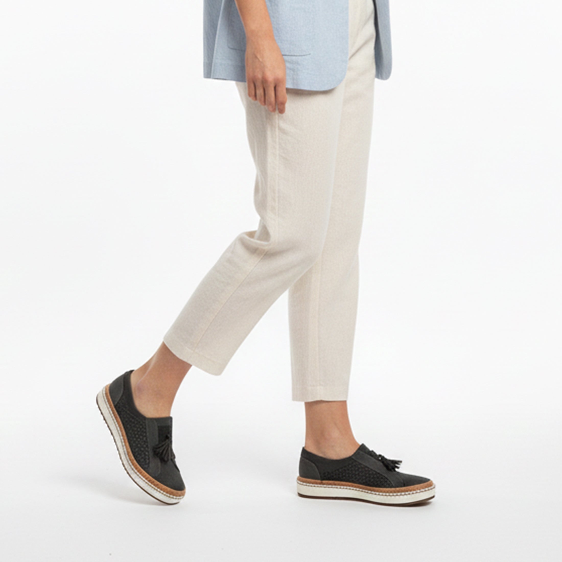 Dorvelli | Canvas Tassel Shoes – Casual Lift Style