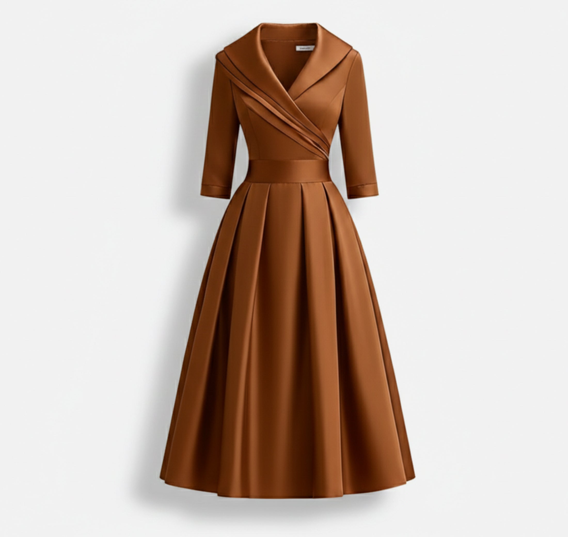 Dorvelli | Women’s Waist-Defined Dress – Timeless Formal Style