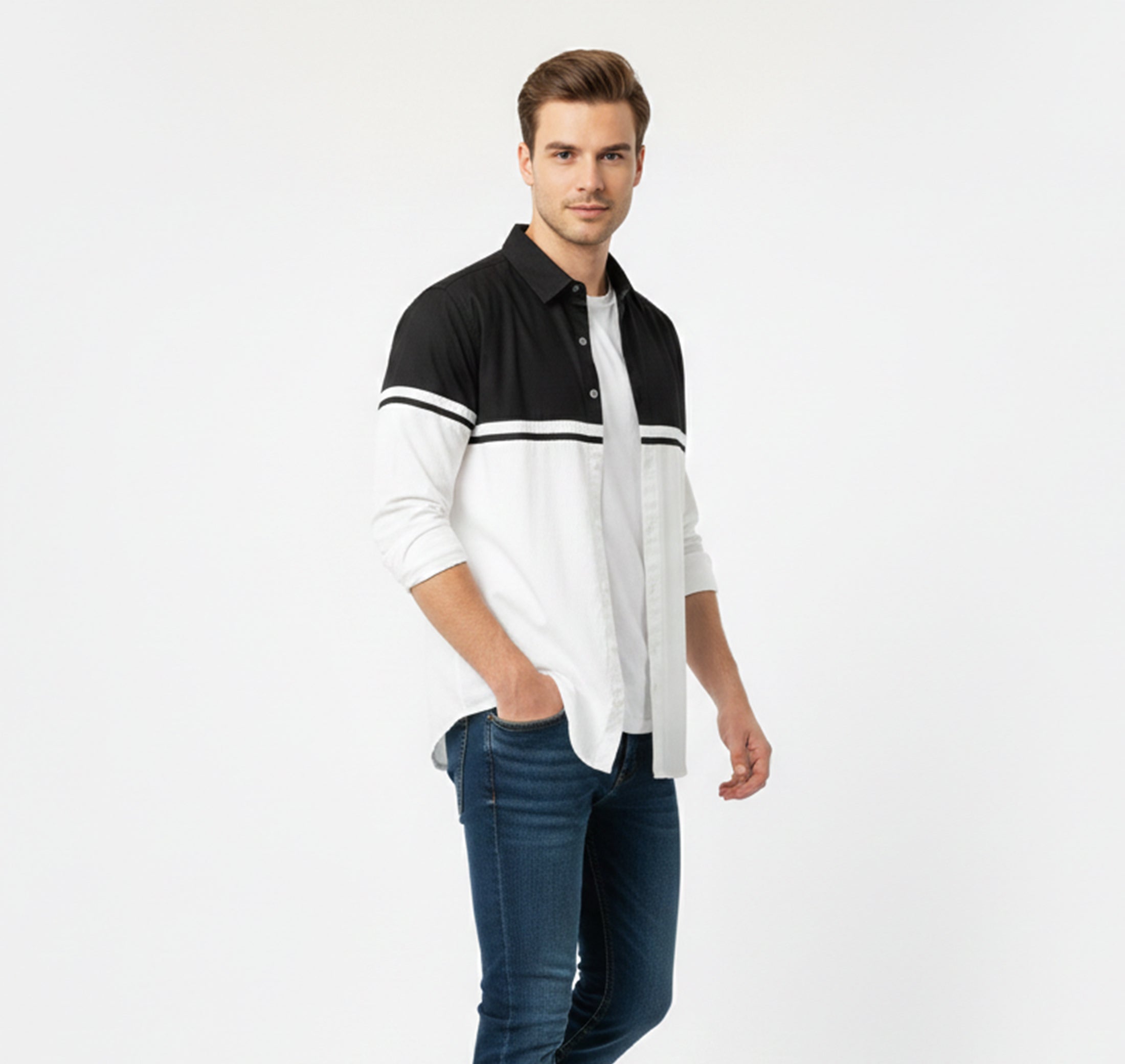 Dorvelli | Men’s Casual Cotton Shirt – Modern Ease