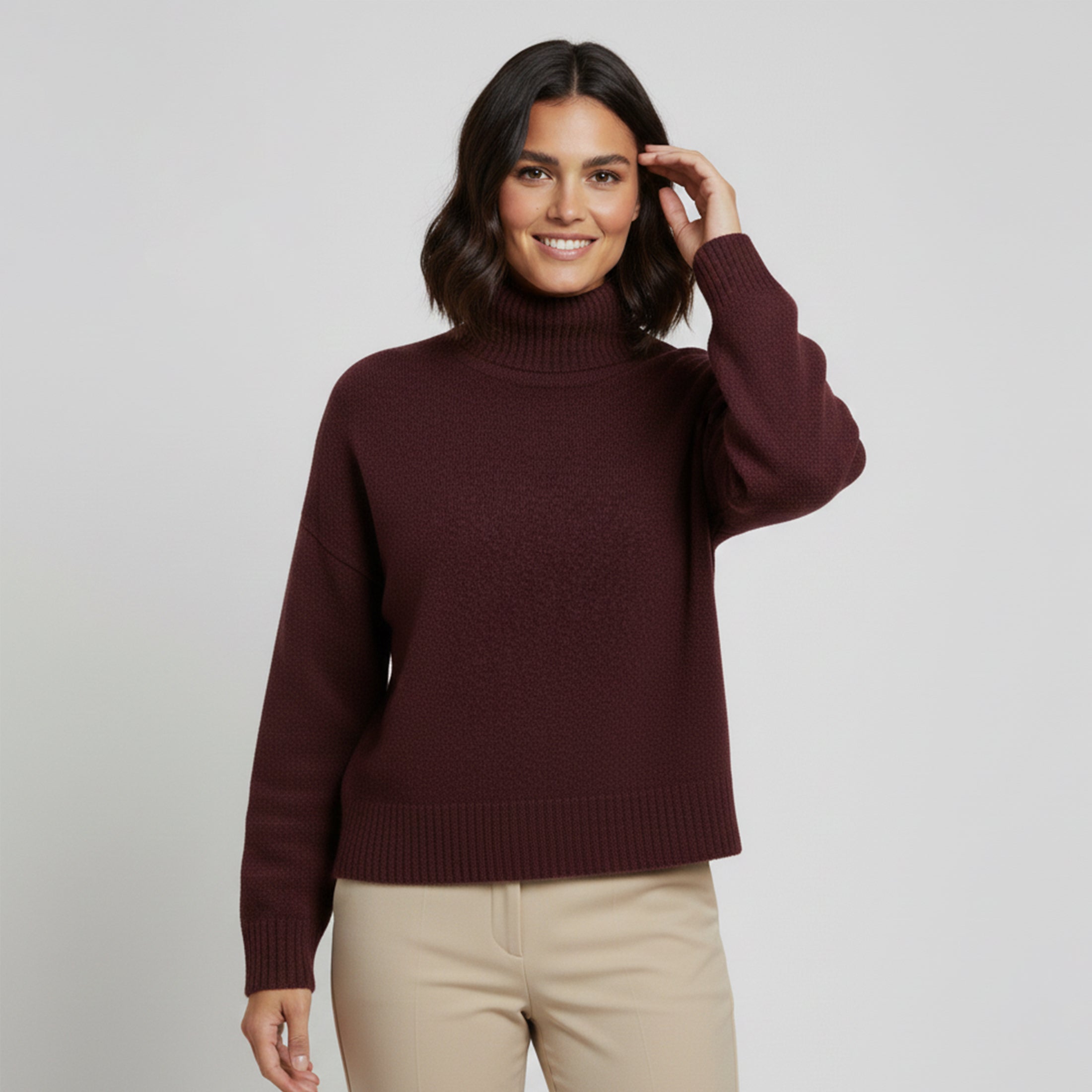Dorvelli | Women’s Turtleneck Pullover – Urban Vintage Style