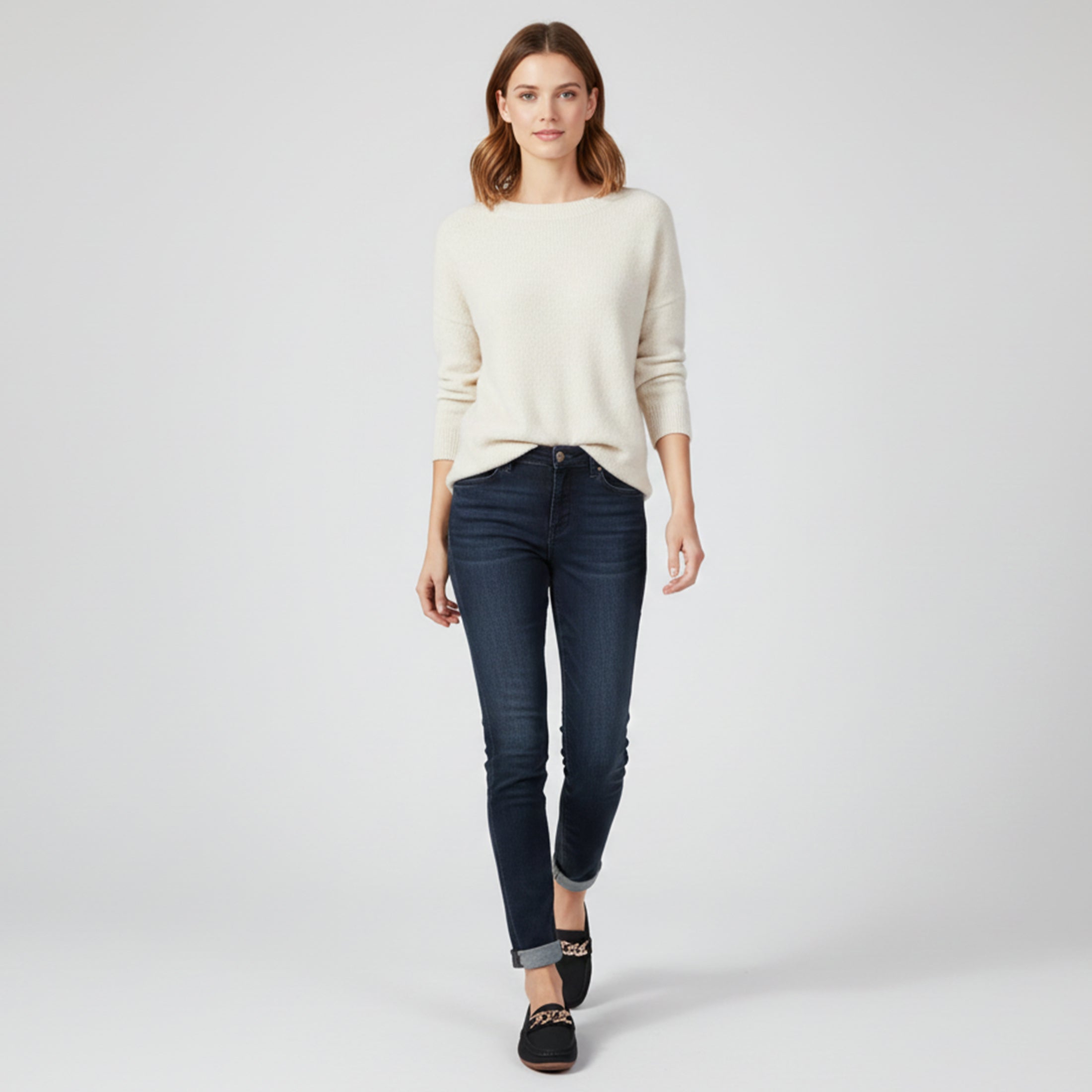 Dorvelli | Women’s Casual Flats – Metal Accent Style