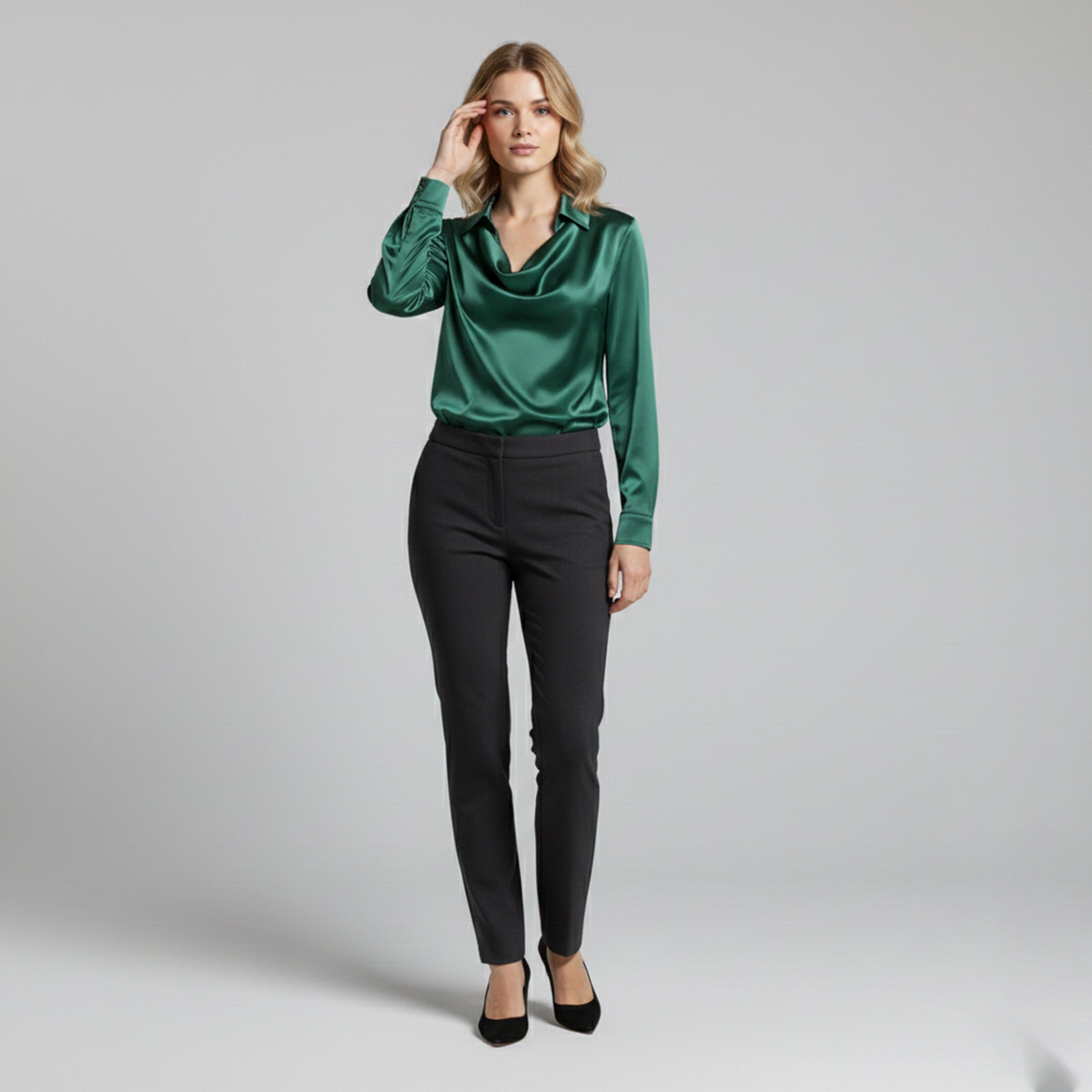 Dorvelli | Women’s Satin Shirt – Timeless Elegance