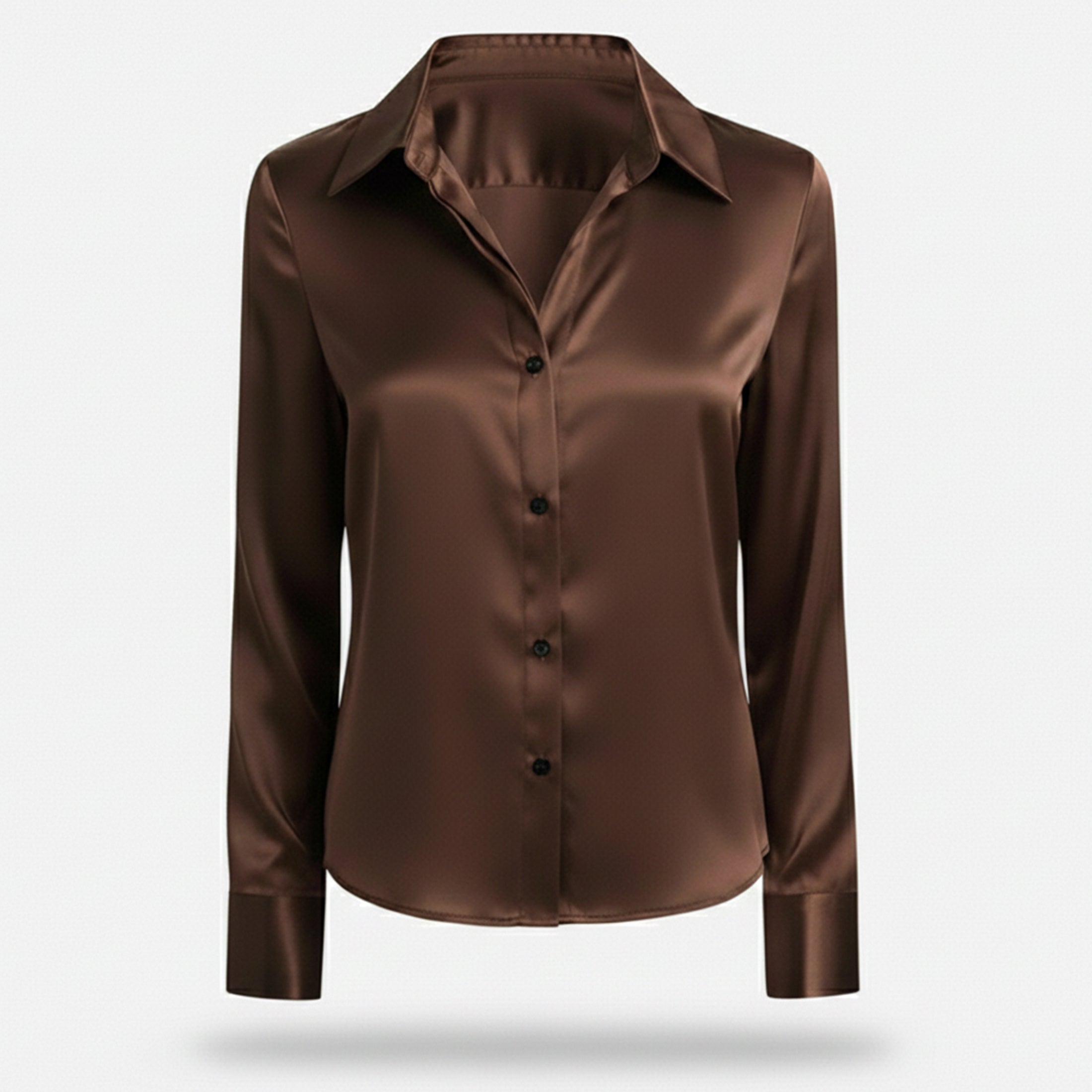 Dorvelli | Women’s Satin Shirt – Polished Workwear Edition