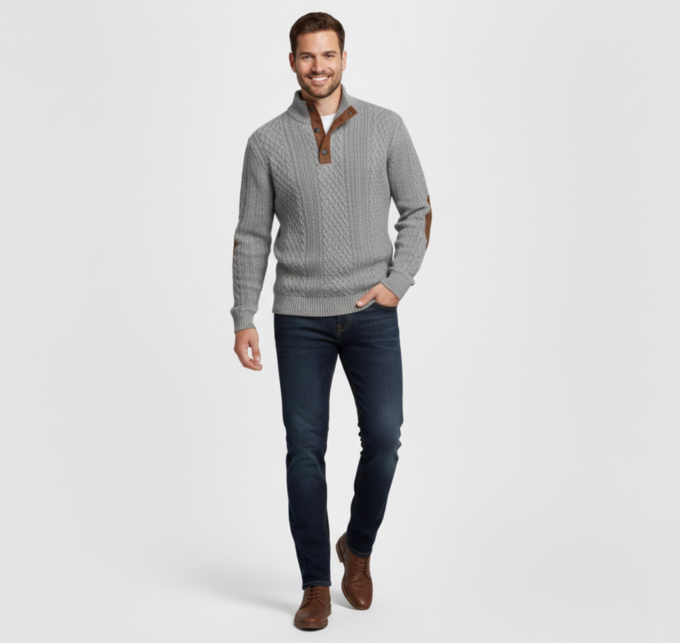 Dorvelli | Men’s Winter Pullover – Cozy Loose-Fit Knit
