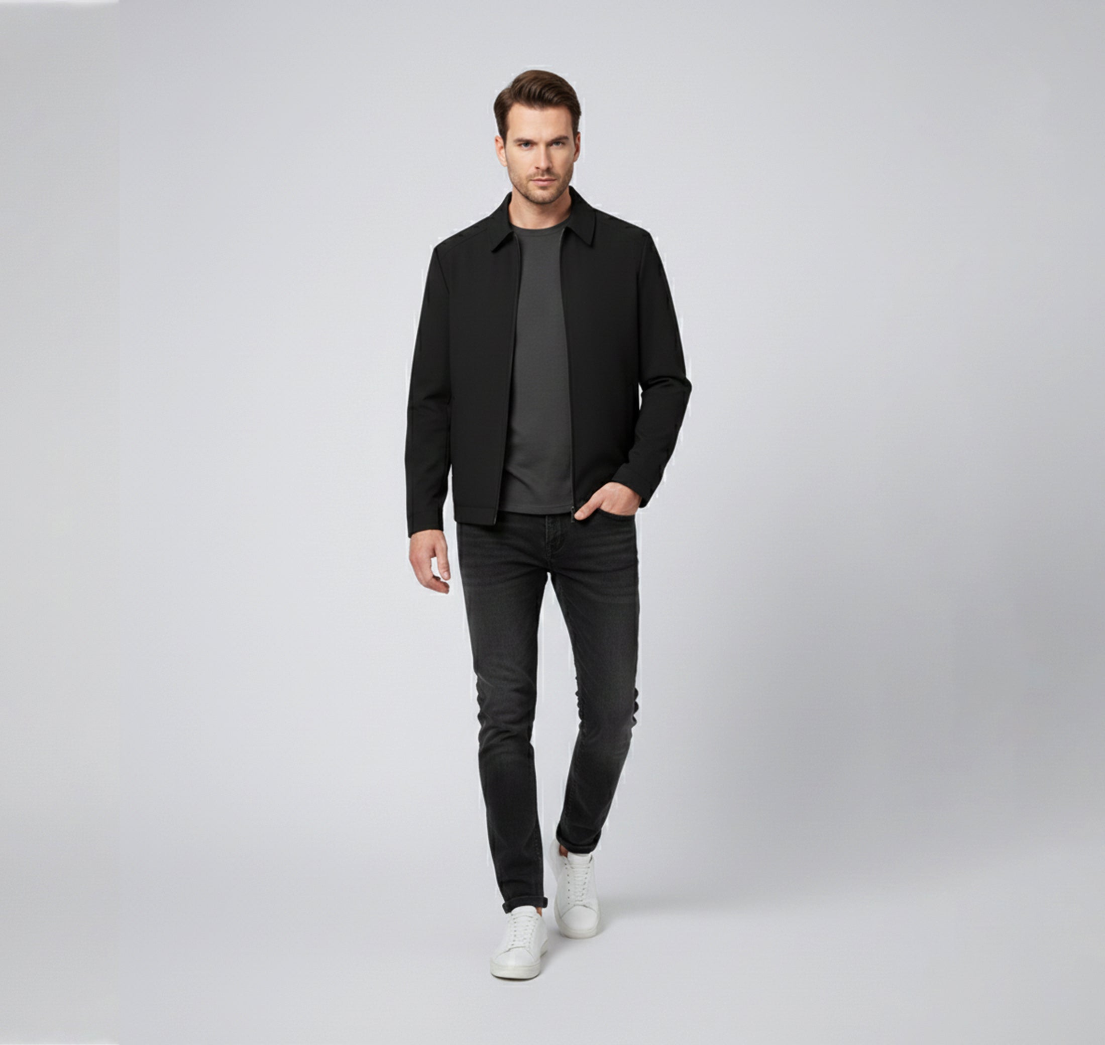 Dorvelli | Men's Casual Jacket – Modern Stand Collar