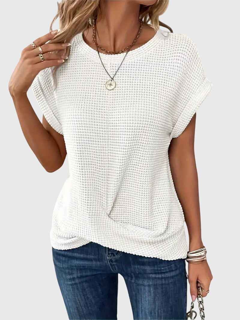 Dorvelli | Women's Blouse – Elegant Crew Neck