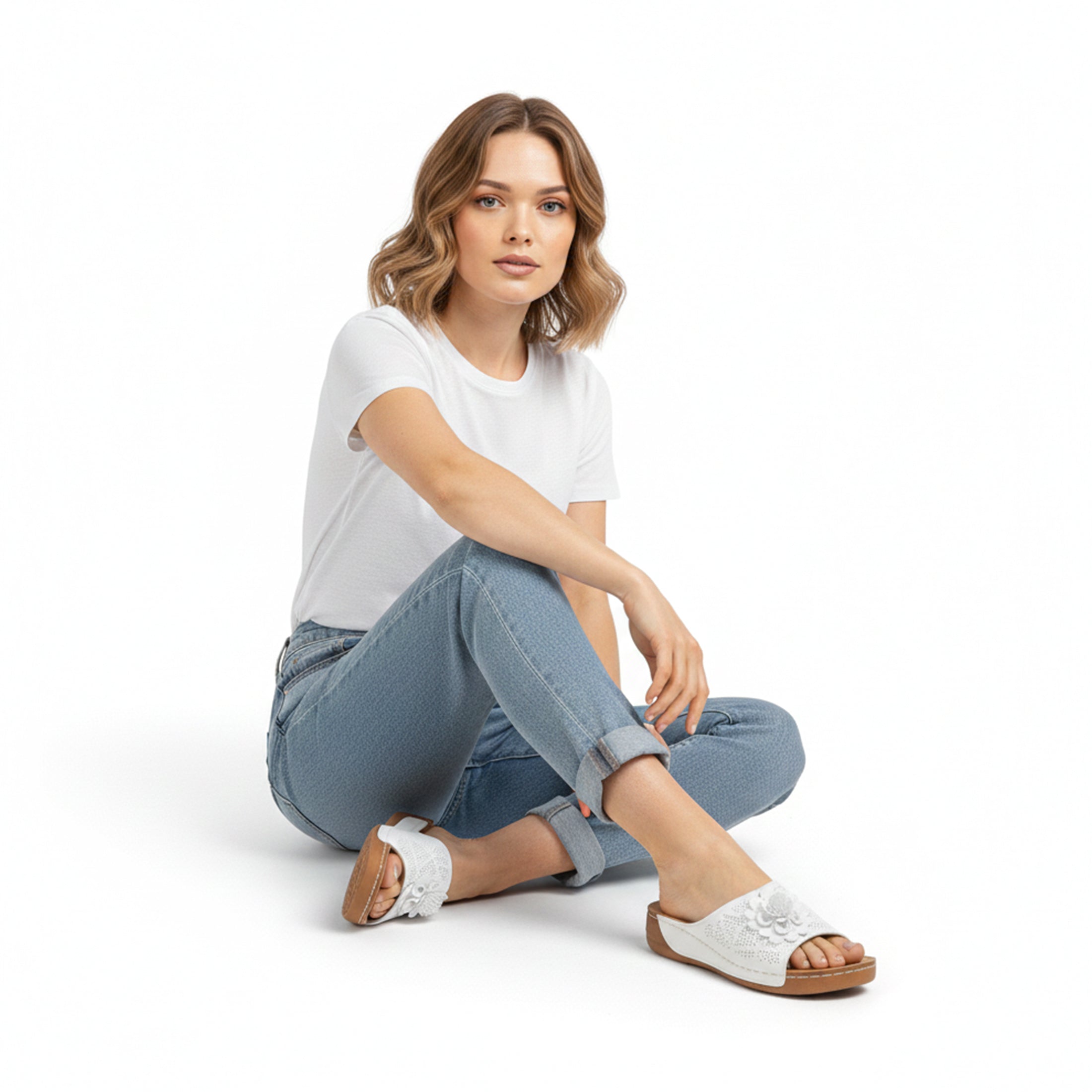 Dorvelli | Women’s Beach Wedge Sandals – Elegant Lift