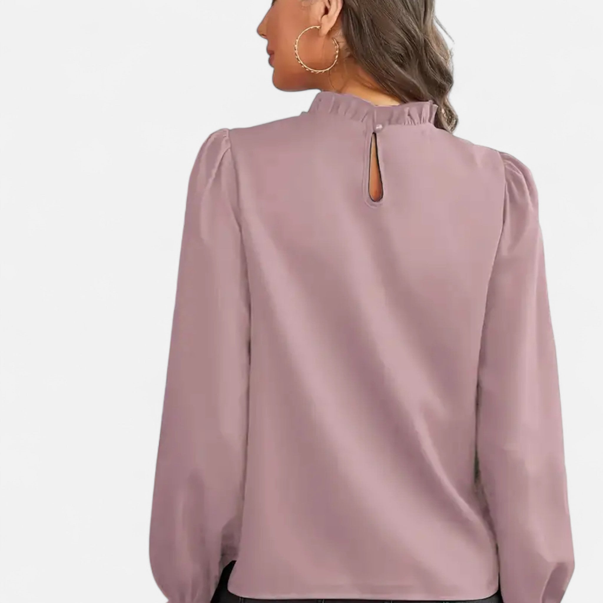 Dorvelli | Women’s Blouse – Elegant Ruffle Collar