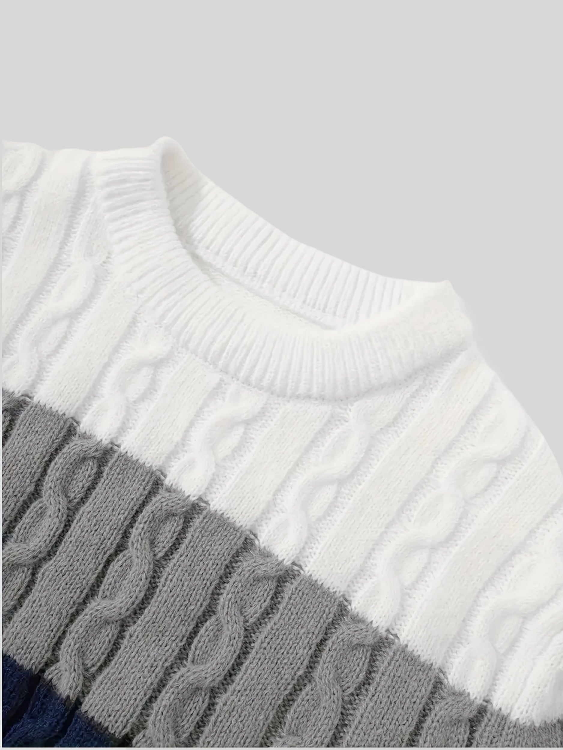 Men’s Cable Knit Jumper