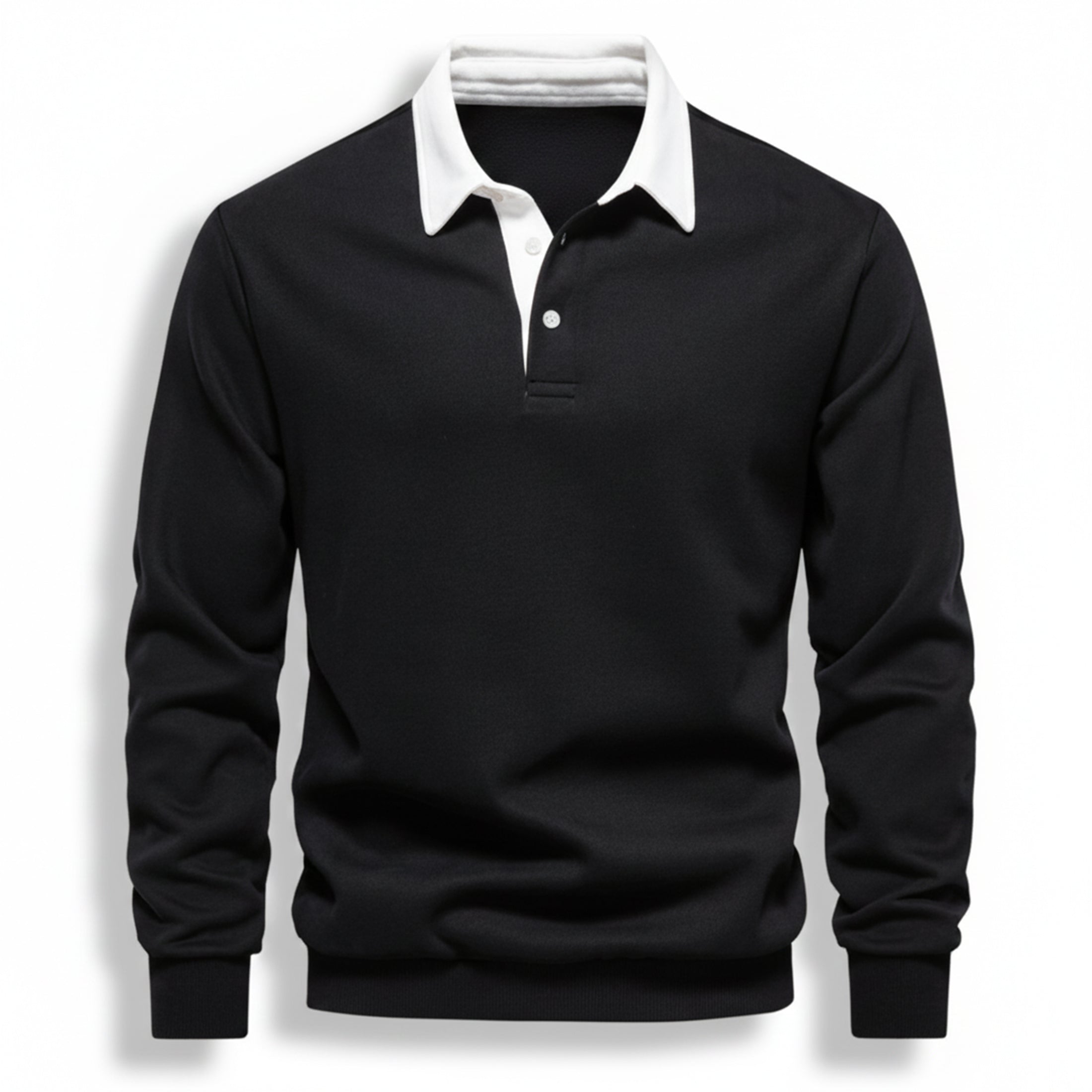 Dorvelli | Men’s Polo Collar Sweater – Casual Knit Essential