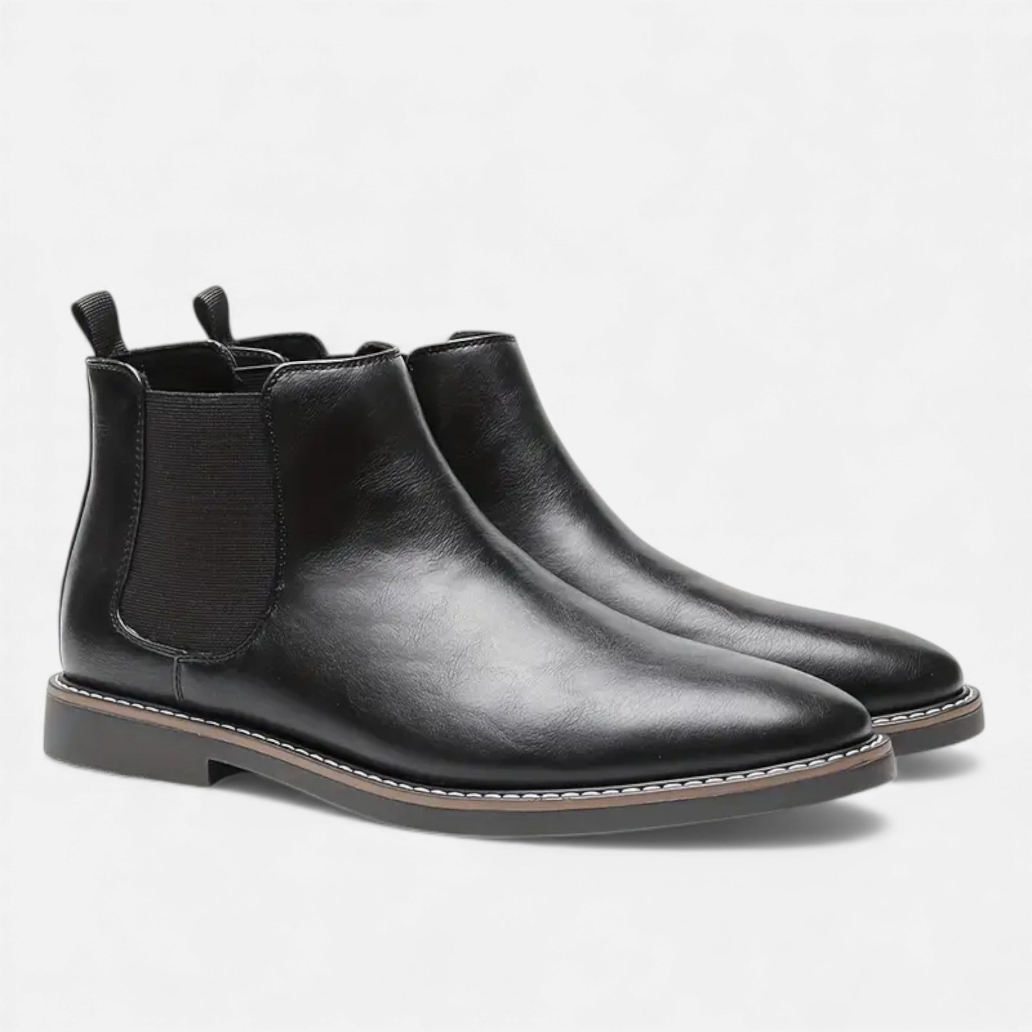 Dorvelli | Men’s Retro Ankle Boots – Two-Tone Heritage Style
