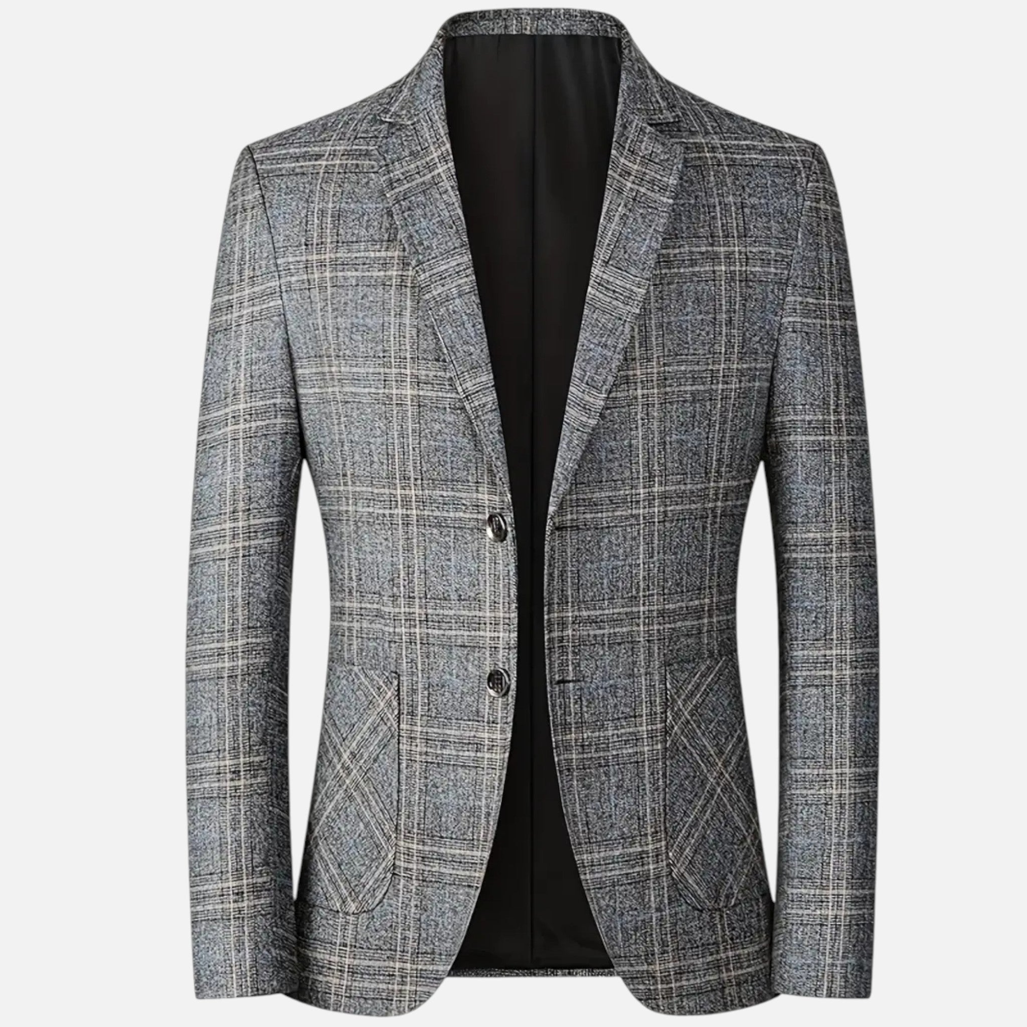 Dorvelli | Men’s Lightweight Business Blazer – Geometric Elegance