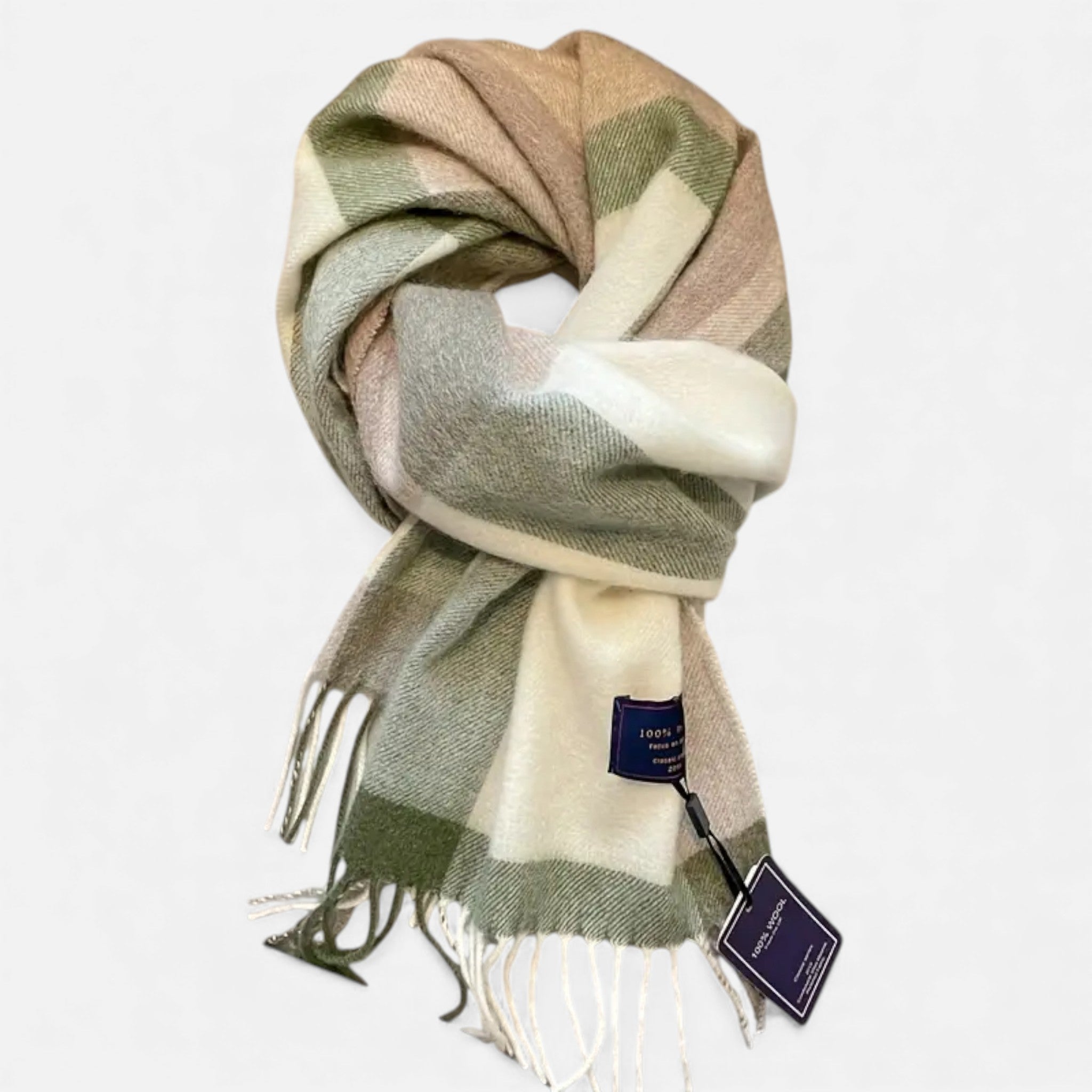 Dorvelli | British Classic Wool Scarf – Retro Striped Winter Elegance