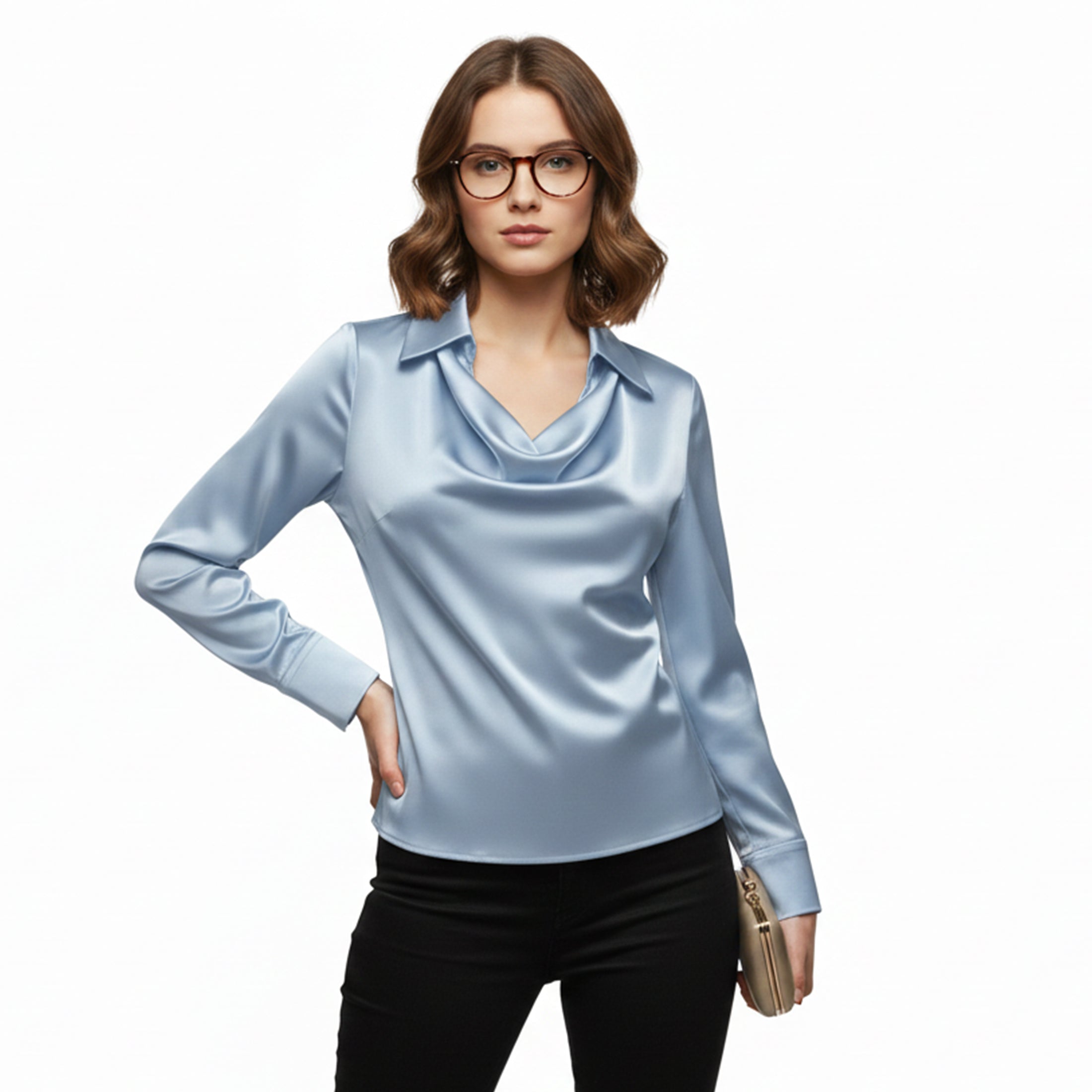 Dorvelli | Women’s Satin Shirt – Timeless Elegance