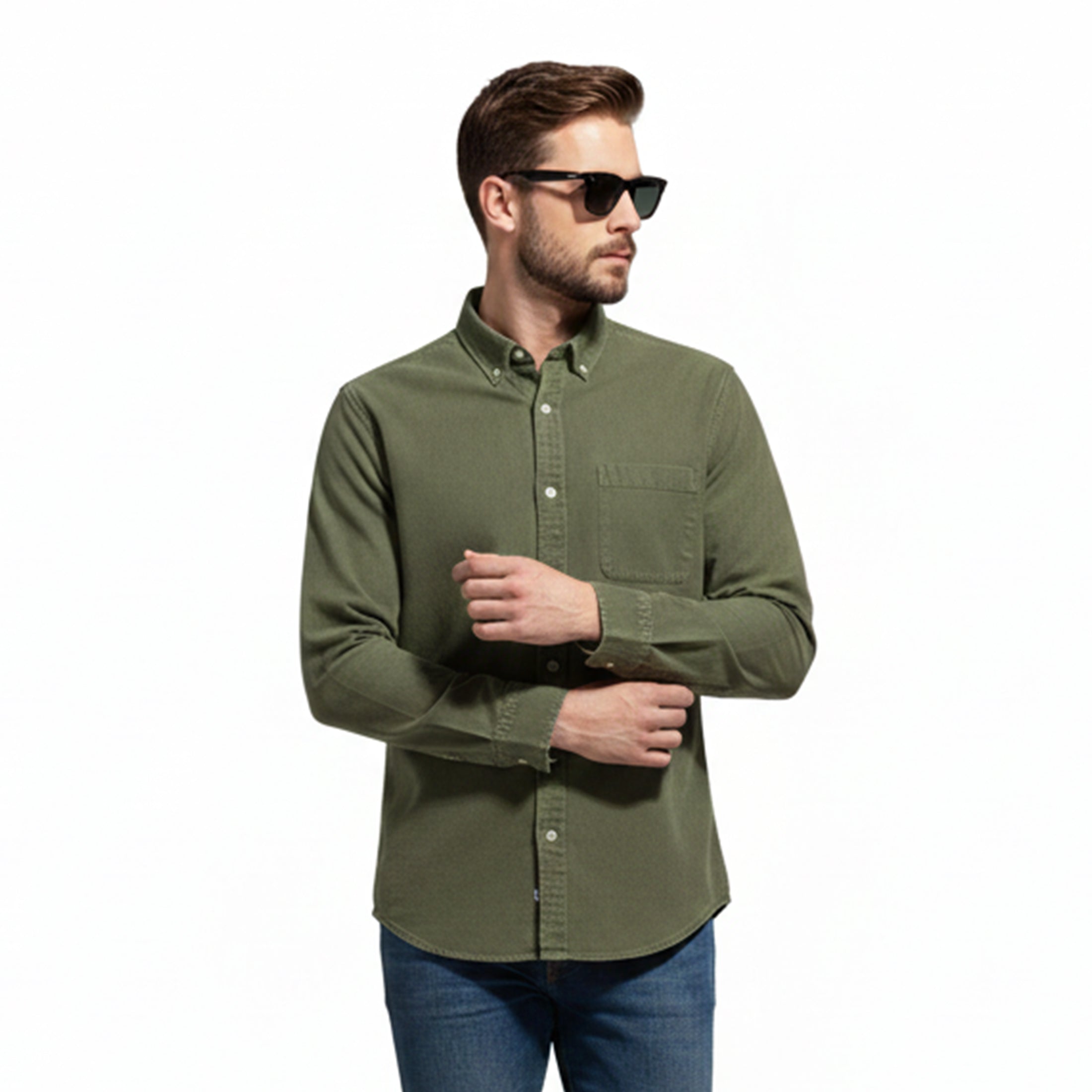 Dorvelli | Men’s Long Sleeve Shirt – Casual Leisure Fit
