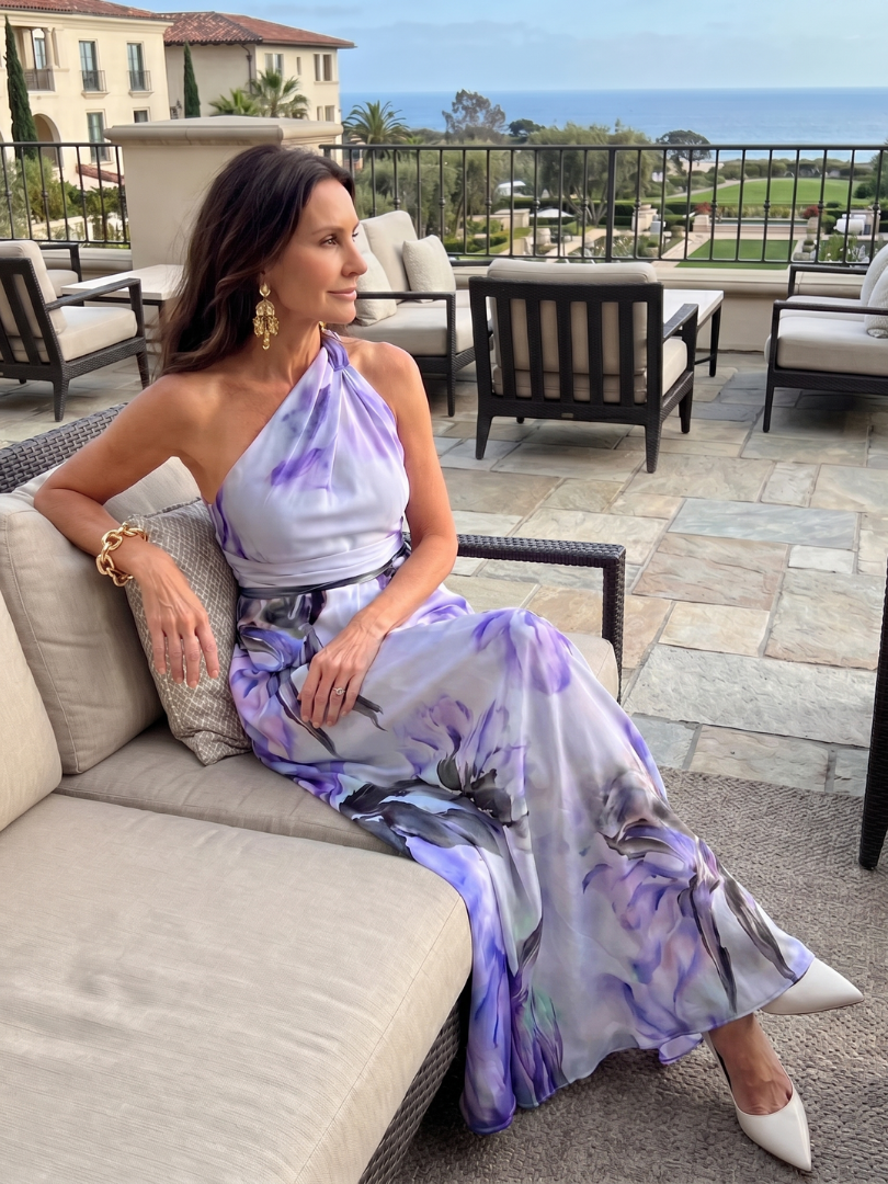 Dorvelli | Women's Maxi Dress – Soft Halter Flowing