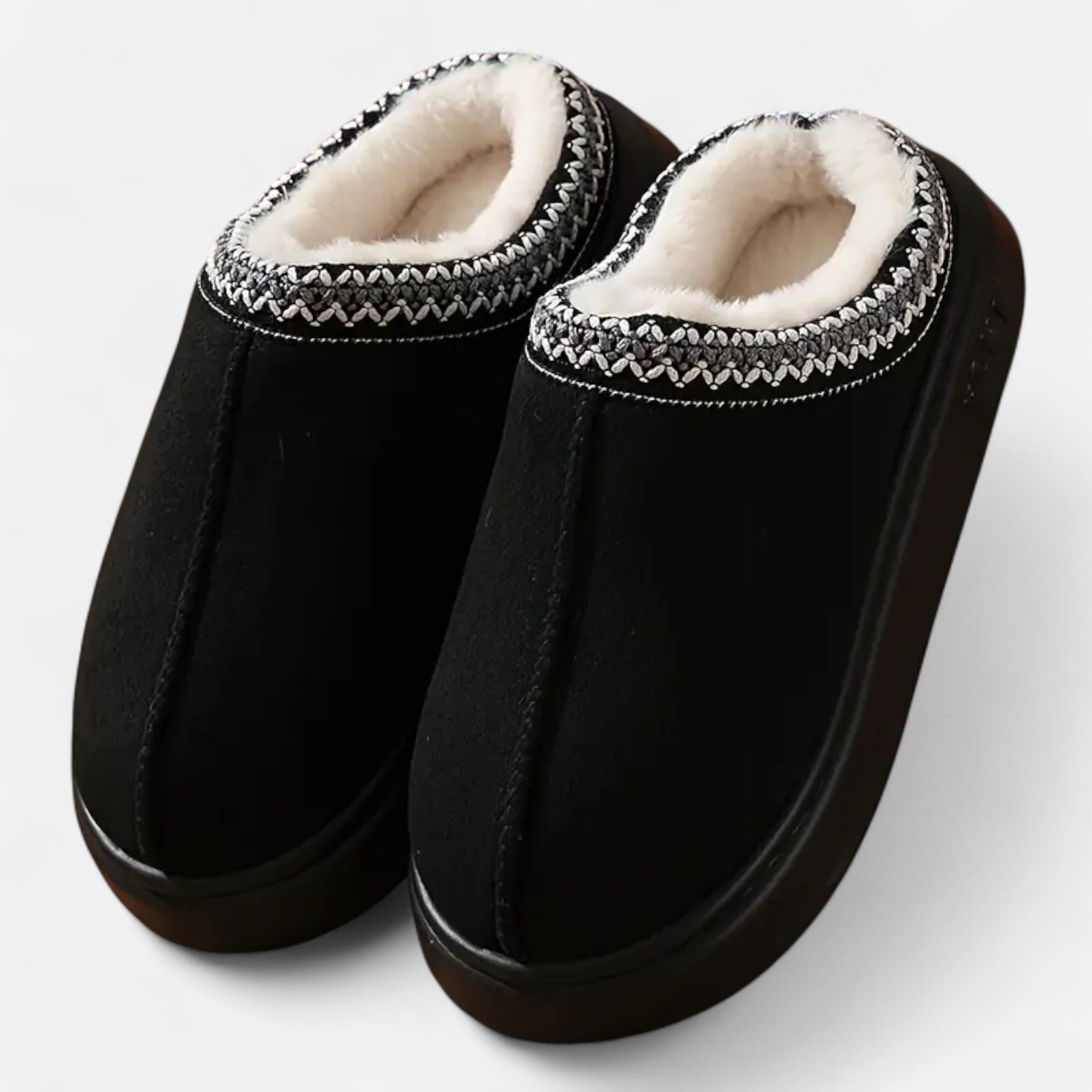 Dorvelli | Women’s Ethnic Lace Slippers – Autumn Winter Comfort
