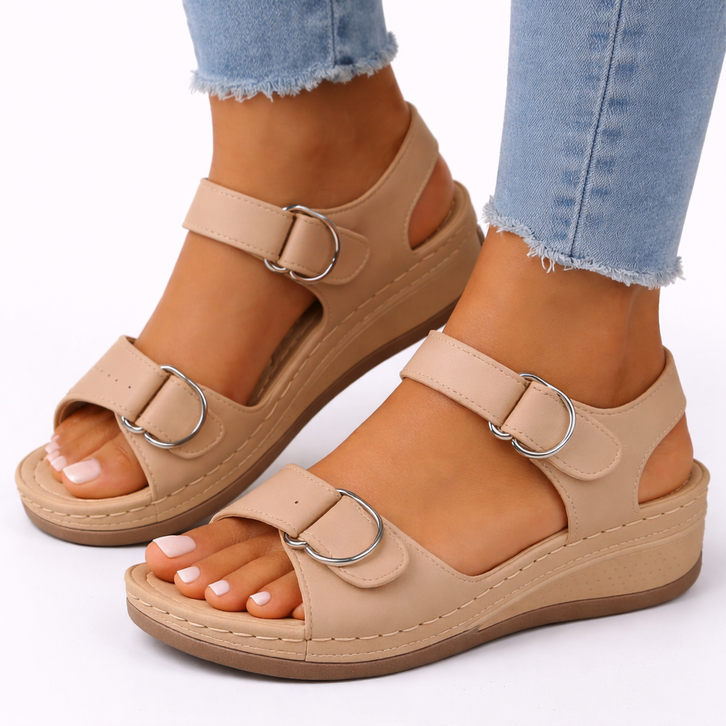 Dorvelli | Women's Sandals – Walking Wedge Comfort