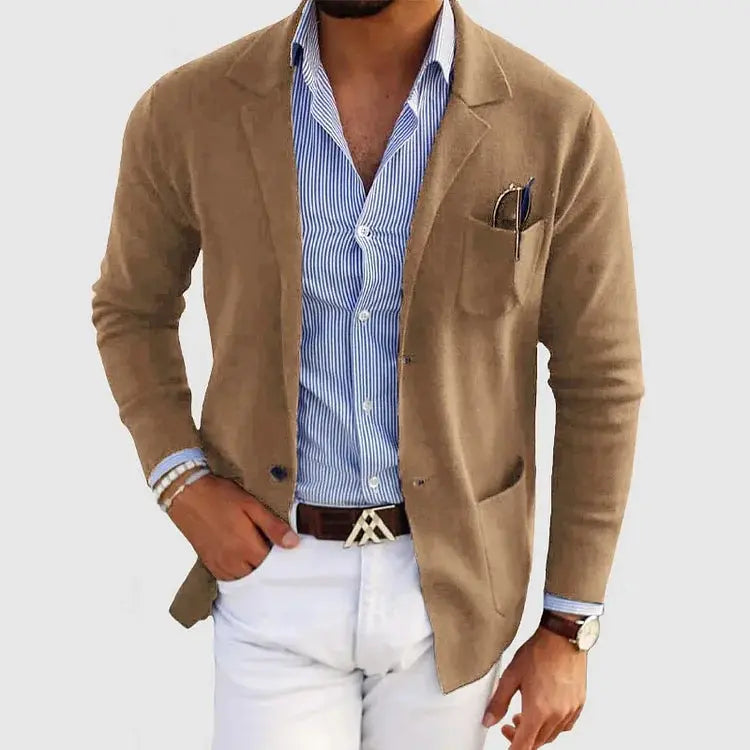 Men's Knit Blazer