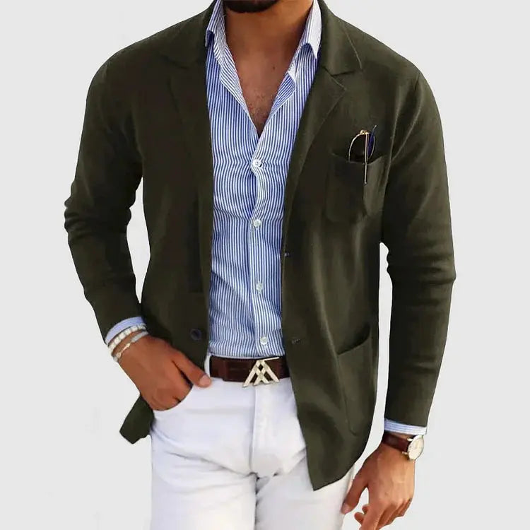 Men's Knit Blazer