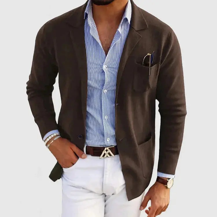 Men's Knit Blazer