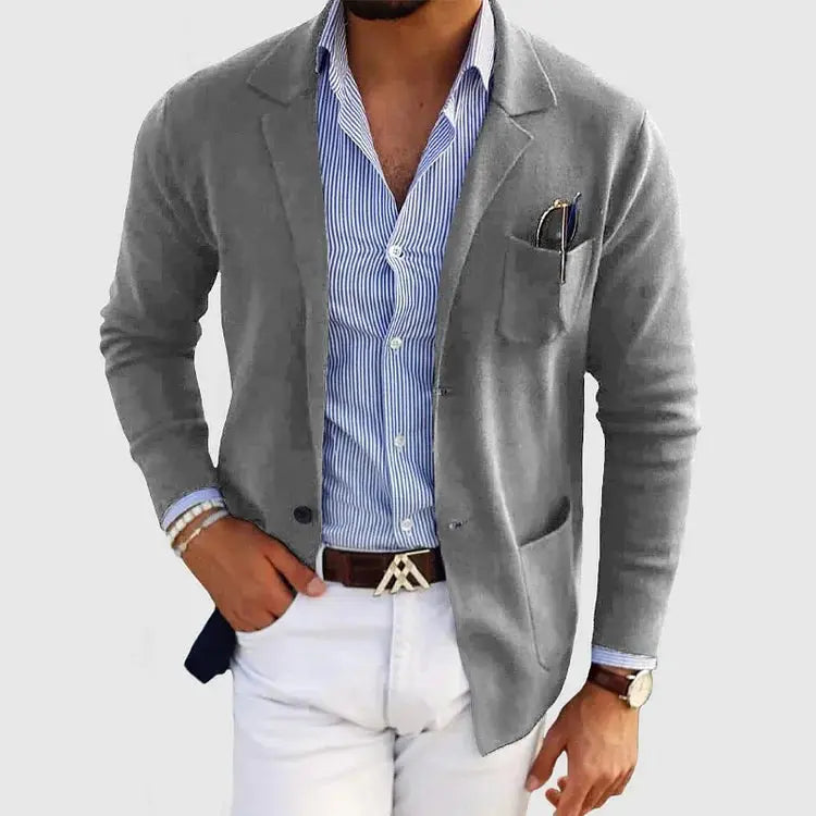 Men's Knit Blazer