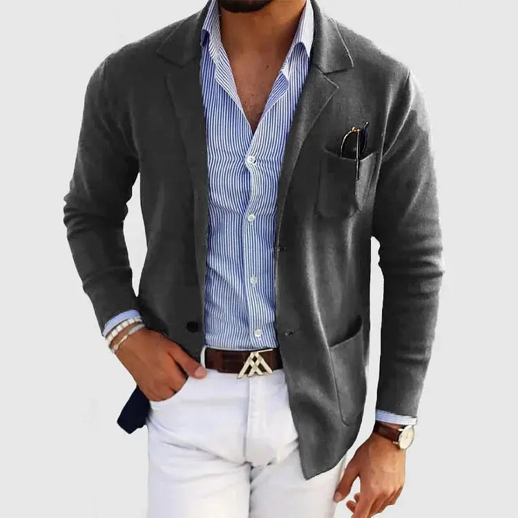 Men's Knit Blazer