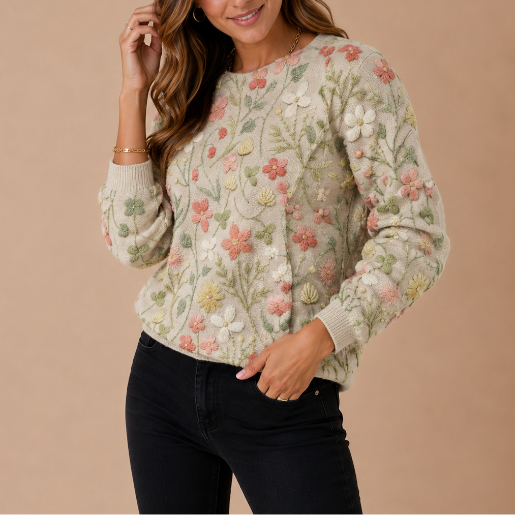 Women's Embroidered Jumper