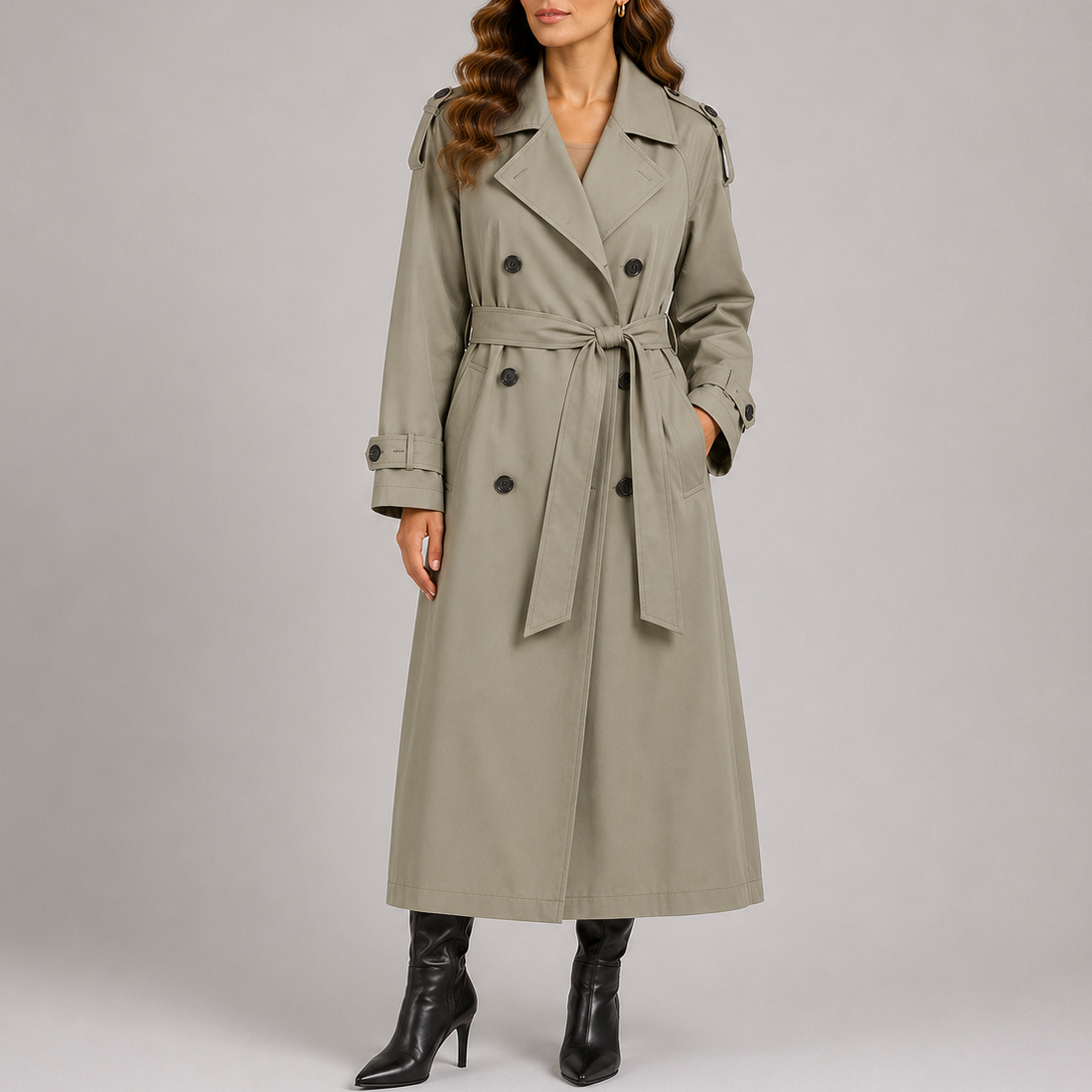 Women's Long Trench Coat