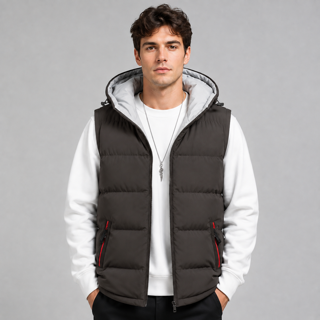 Men's Hooded Gilet