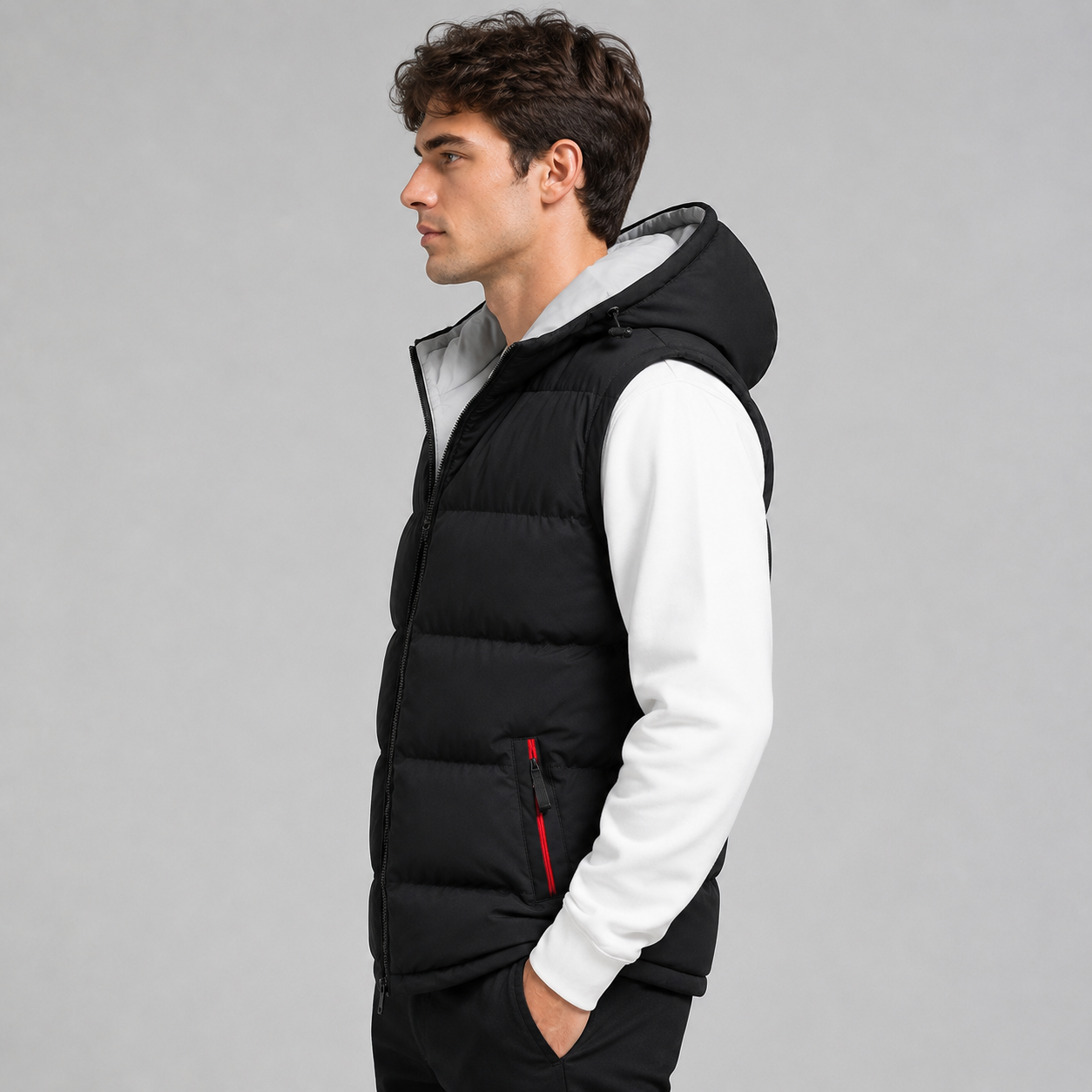 Men's Hooded Gilet
