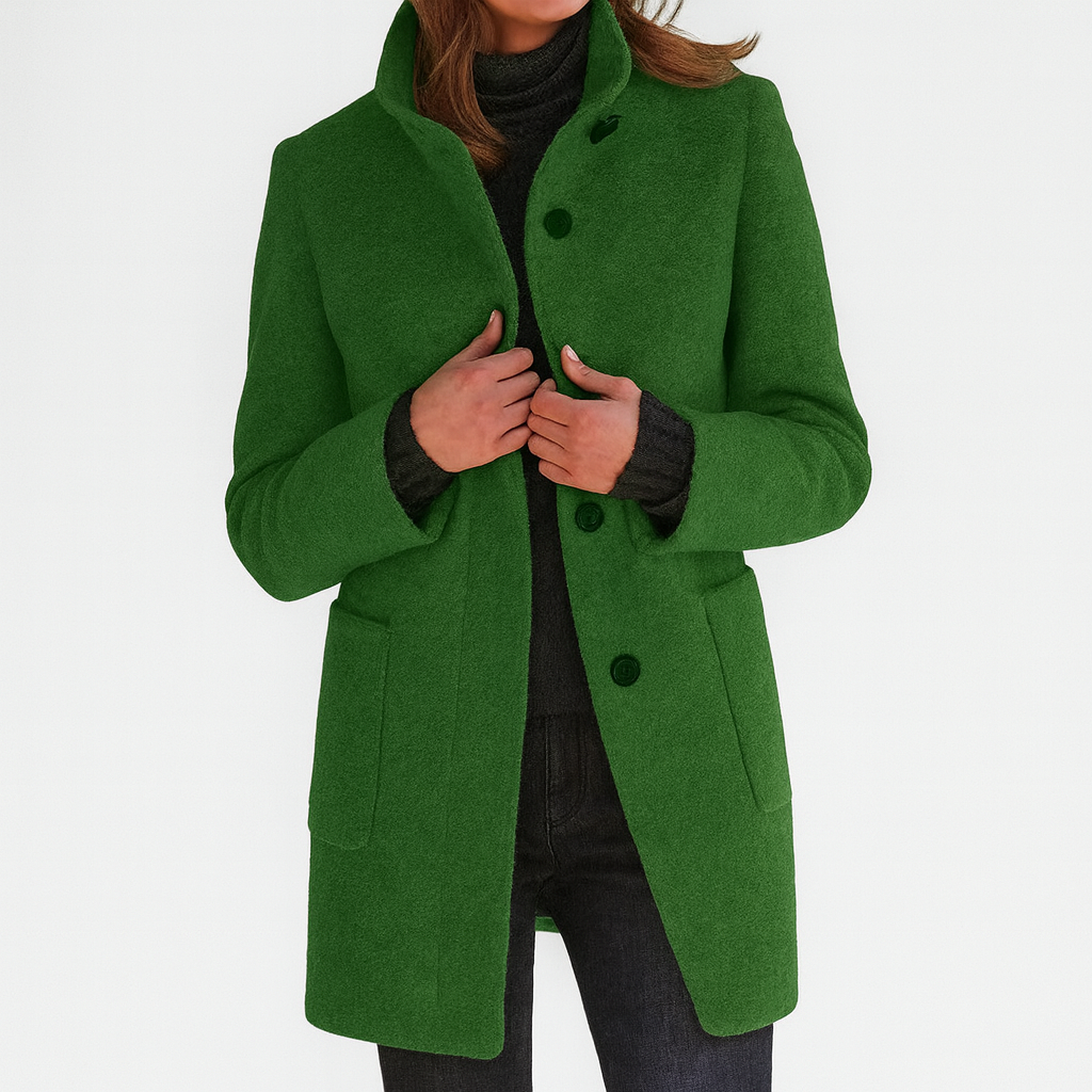 Women's High Collar Coat