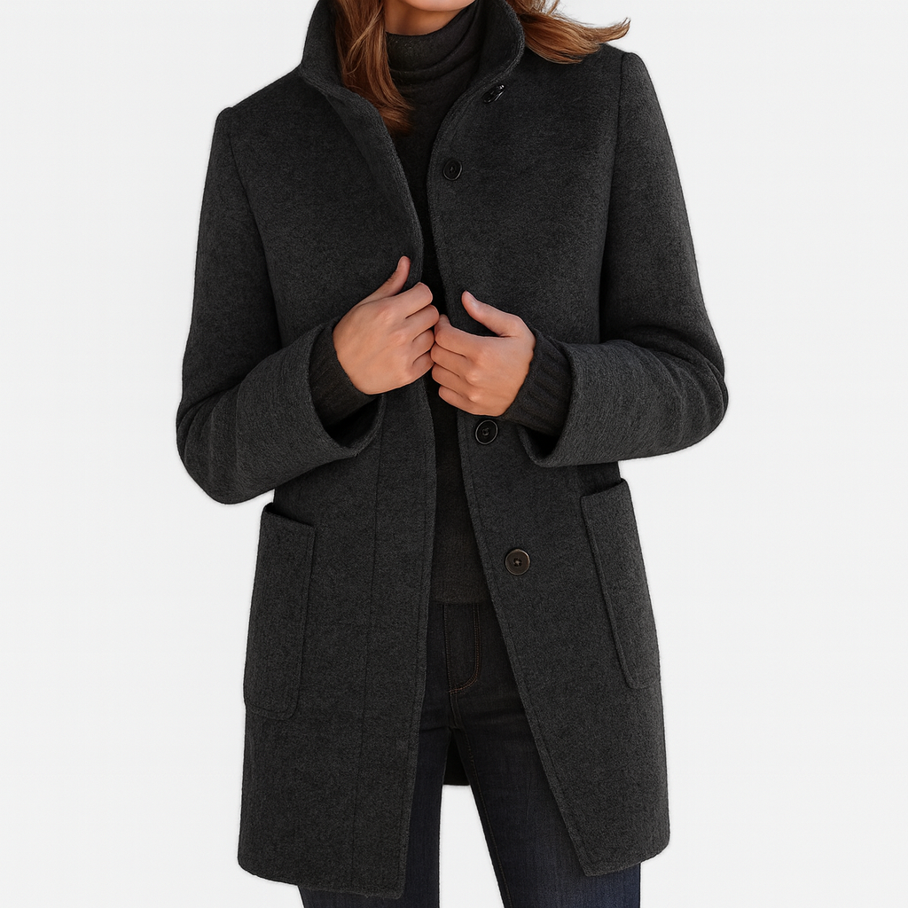 Women's High Collar Coat