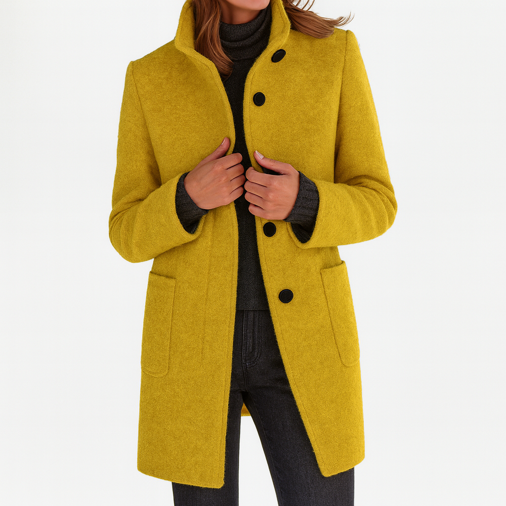 Women's High Collar Coat