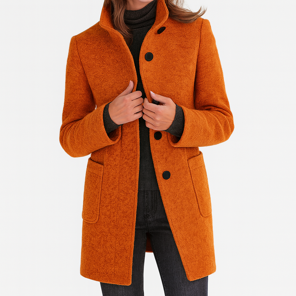 Women's High Collar Coat