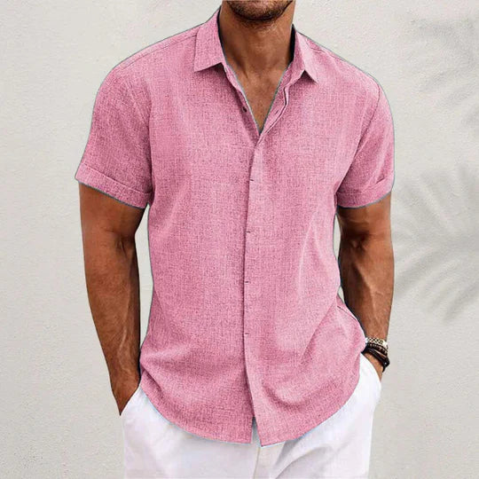 Dorvelli | Men's Short-Sleeve Shirt – Classic Collar Summer Essential