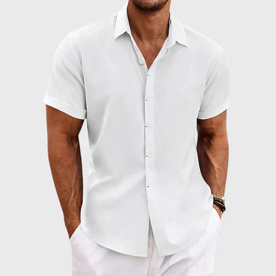 Dorvelli | Men's Short-Sleeve Shirt – Classic Collar Summer Essential