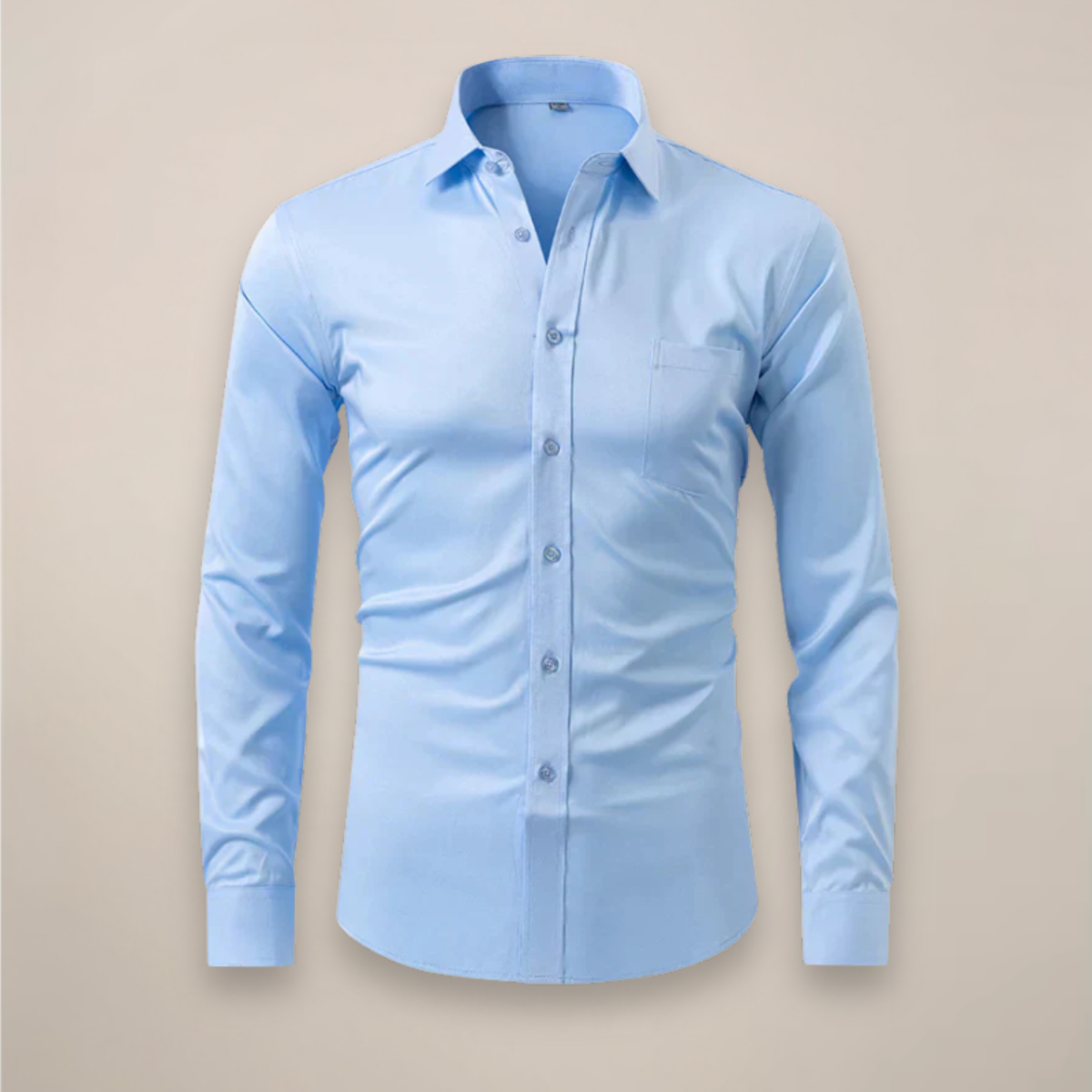 Dorvelli | Men's Long-Sleeve Shirt – Structured Fit Wrinkle-Free