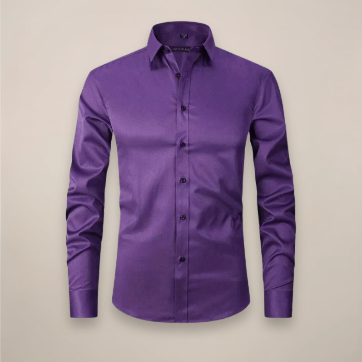 Dorvelli | Men's Long-Sleeve Shirt – Structured Fit Wrinkle-Free