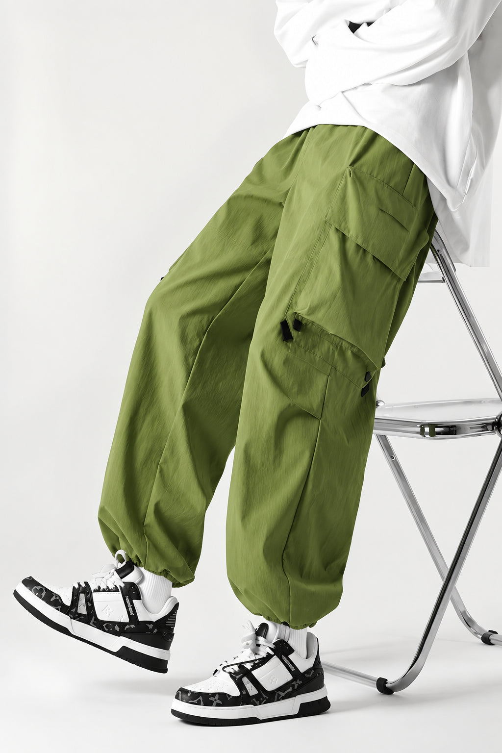 Dorvelli | Men’s Baggy Men’s Parachute Pants