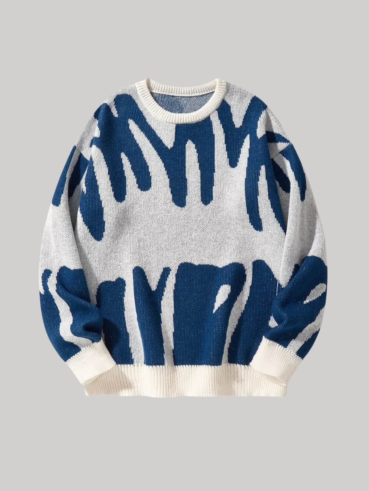 Dorvelli | Men’s Brushstroke Graphic Sweater