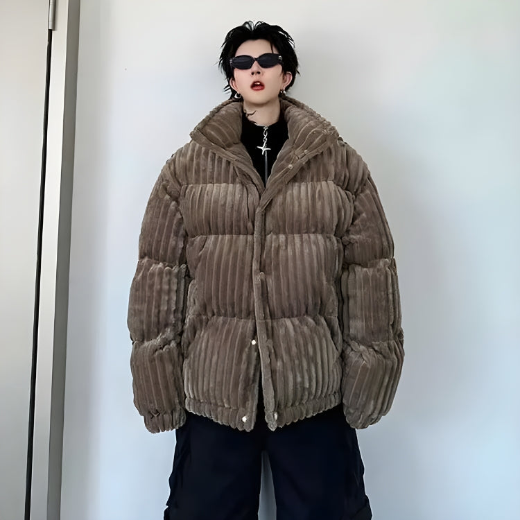 Dorvelli | Men’s Buttoned Puffer Jacket