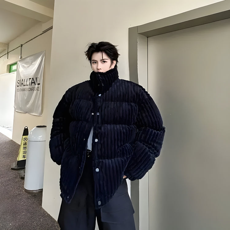 Dorvelli | Men’s Buttoned Puffer Jacket