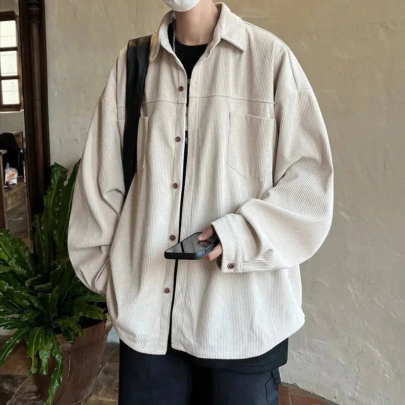 Dorvelli | Men's Casualcore Corduroy Shirt