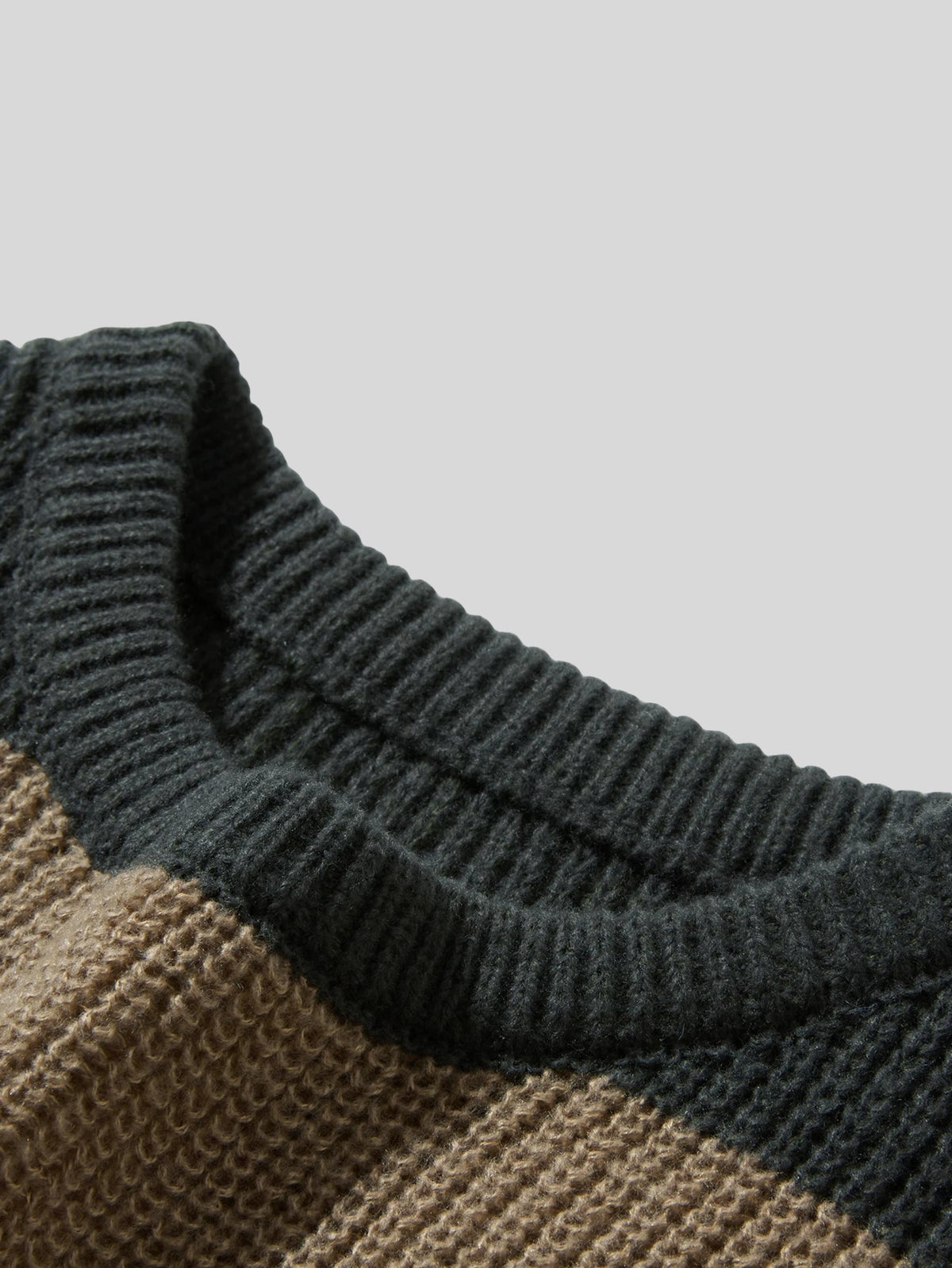 Dorvelli | Men’s Chunky Knit Striped Sweater
